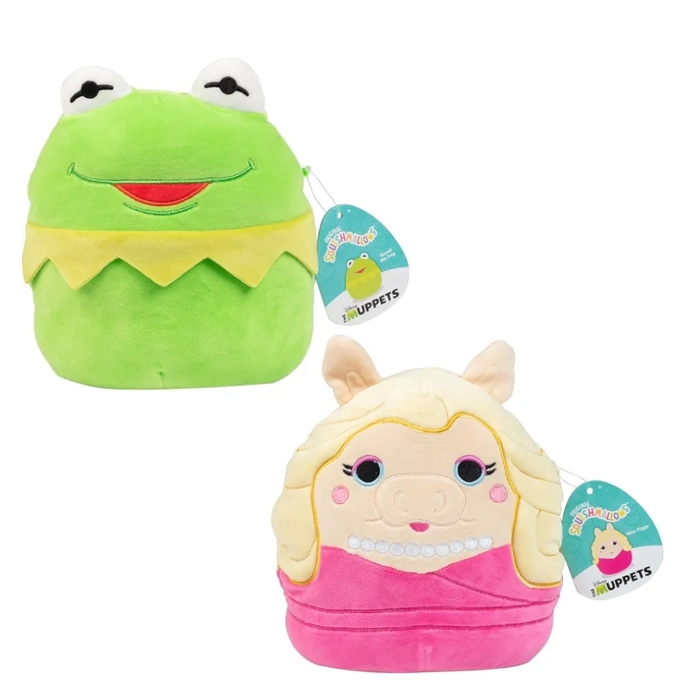 Squishmallows Miss Piggy Plush, 8 Inch, Officially Licensed Muppets Stuffed Toy
